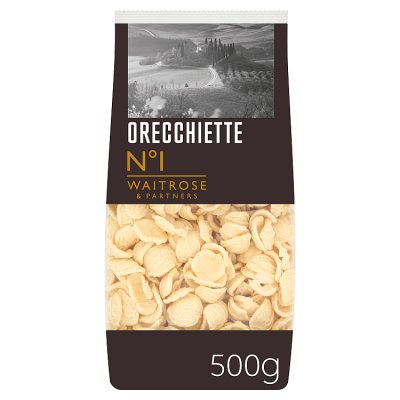 Waitrose No.1 Italian orecchiette pasta 500g, UK version