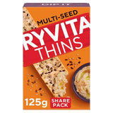 Ryvita multi-seed flatbread crackers 125g - British product