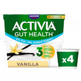 Activia vanilla no added sugar yogurt multipack 4x115g, UK version