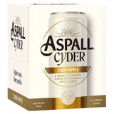 Aspall Crisp Apple cyder cans 4x330ml, imported from the UK