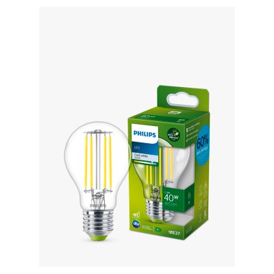 Philips E27 LED bulb, non-dimmable cool white, imported from the UK
