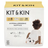 Kit & Kin hypoallergenic nappies size 5, 28 pack, UK version