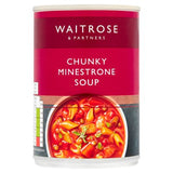 Waitrose Chunky Minestrone Soup 400g, imported from the UK