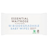 Waitrose Essential Baby Wipes fragrance free 80s, UK version