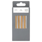 JL Luxe long cake candles 12 pack, imported from the UK