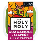Holy Moly guacamole Jalapeno & Red Pepper 150g, UK version