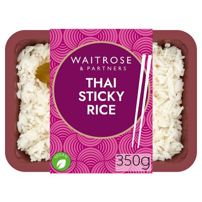 Waitrose Thai sticky rice 350g pack (British brand)