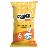 Proper Corn sweet and salty popcorn 6x14g multipack (British brand)