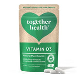 Together Health vegan vitamin D3 1000iu capsules, 30 count, UK version