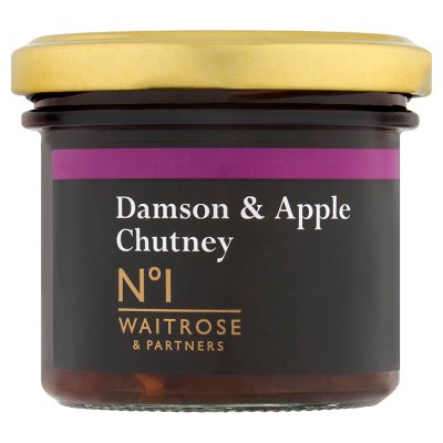 No1 Damson & Apple Chutney 120g, imported from the UK