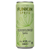 Funkin elderflower alcoholic spritz 330ml, imported from the UK