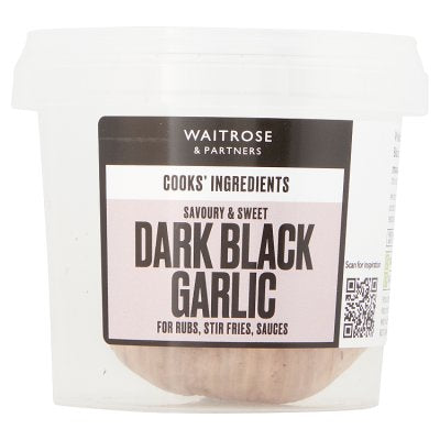 Cooks' Ingredients dark black garlic bulb, UK version