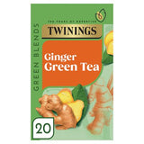 Twinings ginger green tea 20 tea bags, imported from the UK