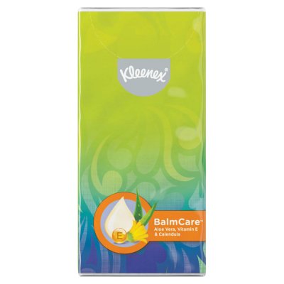 Kleenex balsam tissues pocket pack 9 sheets - British product