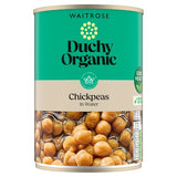 Duchy Organic chickpeas in water 410g, imported from the UK