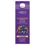 The Berry Company Superberries purple juice 1 litre, imported from the UK