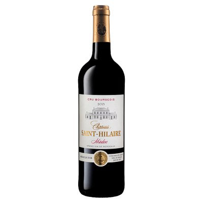 Chateau Saint Hilaire Medoc red wine 75cl, imported from the UK