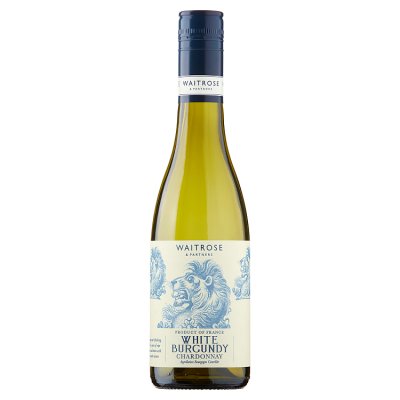 Waitrose Blueprint white Burgundy wine 37.5cl, UK version