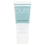 Waitrose Pure hand cream 100ml for sensitive skin, UK version
