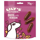 waitrose Lily's Kitchen Scrumptious Duck & Venison Sausages Dog Treats 70g- Buy online at McGrocer