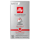 illy Classico Lungo coffee capsules 10s - British product