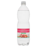 Waitrose sparkling raspberry and apple water 1 litre, imported from the UK