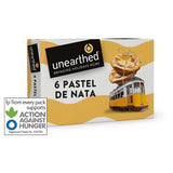 Unearthed pastel de nata custard tarts 6x60g, UK version
