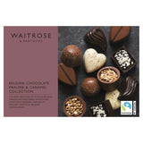 Waitrose Belgian chocolate praline and caramel box 148g - British product
