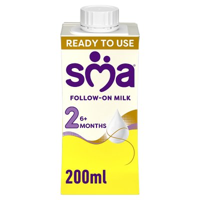 SMA follow-on baby milk ready-to-use 200ml - British product
