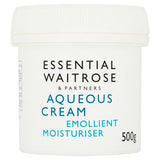 Waitrose essential aqueous cream 500g tub (British brand)