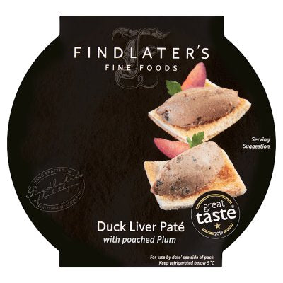 Findlater's duck liver pâté 120g, imported from the UK
