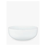 John Lewis white porcelain round serving bowl 21cm (British brand)