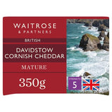 Waitrose Davidstow mature cheddar cheese strength 5 350g (British brand)