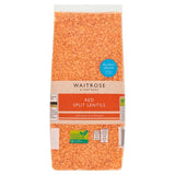 Waitrose red split lentils 500g bag (British brand)