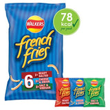 Walkers French Fries crisp multipack 6x18g, three flavours (British brand)
