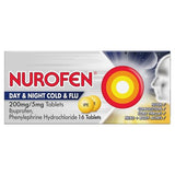Nurofen Day & Night cold relief tablets 16s, imported from the UK