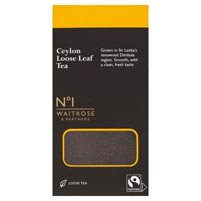 Waitrose No.1 Ceylon loose leaf tea 125g - British product