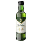 Glenfiddich single malt whisky 12 Year Old 5cl (British brand)