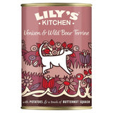 waitrose Lily's Kitchen Venison & Wild Boar Terrine Wet Dog Food 400g- Buy online at McGrocer
