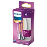 Philips LED candle bulb 4W B22, imported from the UK
