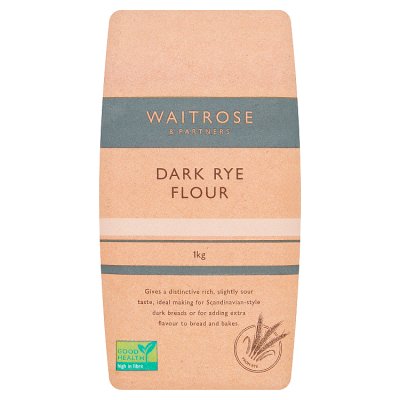 Waitrose Dark Rye Flour 1kg - British product