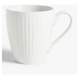 ANYDAY white rib stoneware mug, imported from the UK