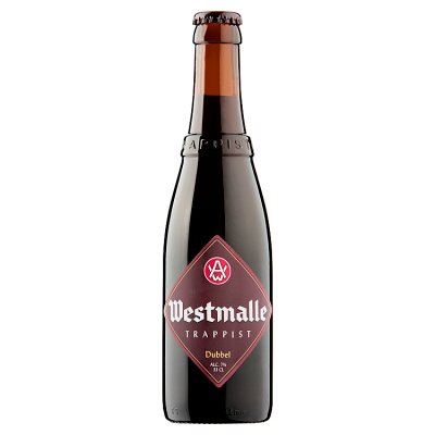 Westmalle Dubbel beer 33cl - British product