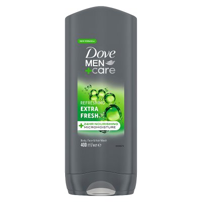 Dove Men+Care Extra Fresh body and face wash 400ml, UK version