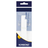 Korbond white elastic 20mm sewing roll (British brand)