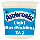 Ambrosia light rice pudding dessert pot 150g, UK version