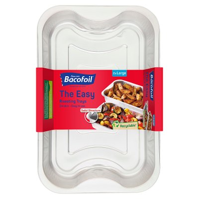 Bacofoil Oventray disposable foil trays 2 pack, UK version