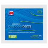 Kordis discreet disposal bags fragranced 50s, imported from the UK