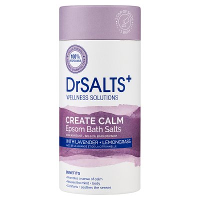 Dr Salts Calming Epsom bath salts 750g - British product