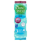 John West no drain tuna steak in brine 3x60g (British brand)